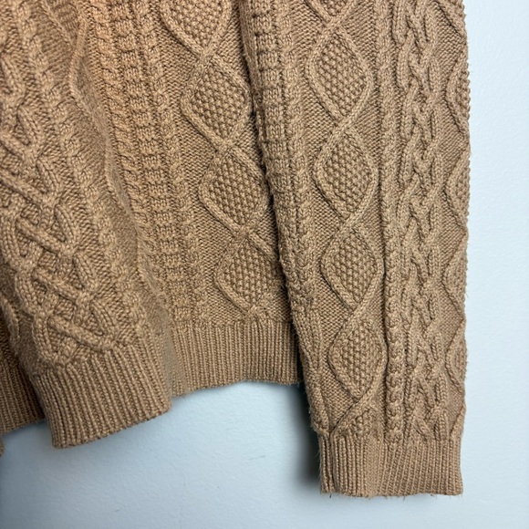 Vintage 90s Ralph Lauren Womens XL Chunky Fisherman Cable Knit Sweater - Picture 7 of 12